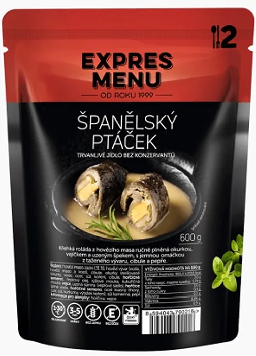 Expres Menu Španělský ptáček 600 g (2 porce)